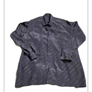 Hugo Boss Satin Logo Dress Shirt